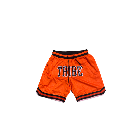 Orange & Black Athletic Shorts